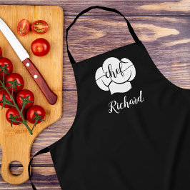 Custom Chef Naam Keuken Gift voor Mannen & Vrouwen Schort