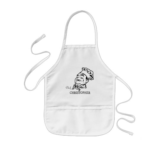 Custom Chef Pet & Kinderen Schort Set (Voorkant)