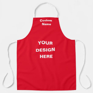 Custom Chef Schort - Gepersonaliseerde kleuren & D