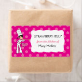 Custom Chef Zelfklevend Label "Uit de Keuken" (Insitu)