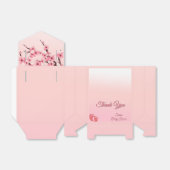 Custom Cherry Blossom Baby shower Dank u Bedankdoosjes (Uitgevouwen)