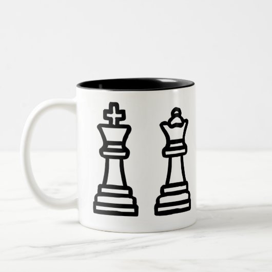 Custom Chess Master Coffee Mug Tweekleurige Koffiemok (Links)