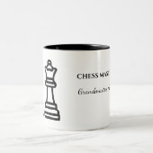 Custom Chess Master Coffee Mug Tweekleurige Koffiemok (Center)