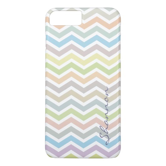 Custom Chevron iPhone 7 Plus hoesje - elegante kle (Achterkant)