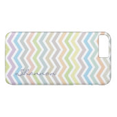 Custom Chevron iPhone 7 Plus hoesje - elegante kle (Achterkant (Horizontaal))