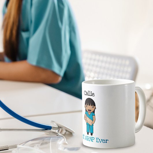 Custom Chibi Frontline Worker Dank u Koffiemok