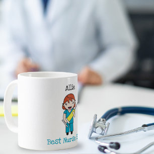 Custom Chibi Medical Professional Bedankt Koffiemok