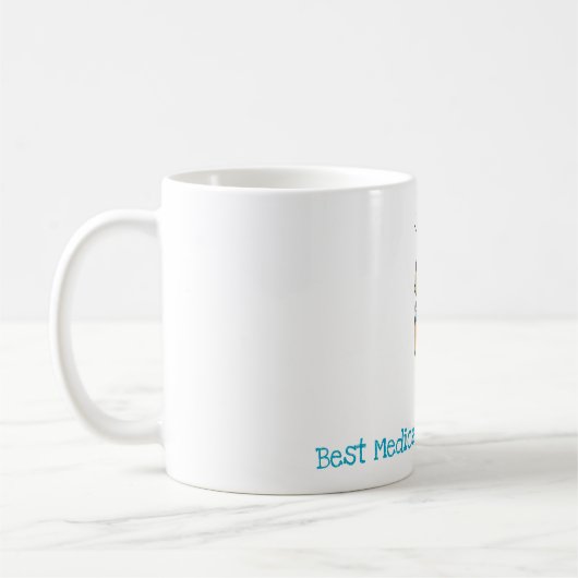 Custom Chibi ziekenhuis / kliniek werknemer dank u Koffiemok (Links)