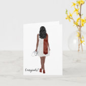 Custom Chic Bachelor's of Nursing Afstuderen Kaart (Gele Bloem)