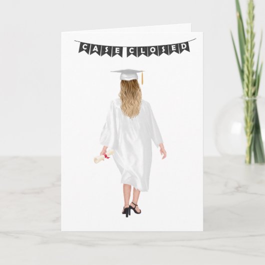 Custom Chic Law School Afstuderen Kaart (Voorkant)