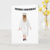 Custom Chic Law School Afstuderen Kaart (Gele Bloem)