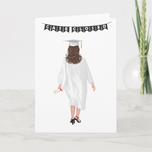 Custom Chic Law School Afstuderen Kaart (Voorkant)