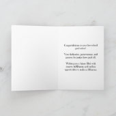 Custom Chic Law School Afstuderen Kaart (Binnen)