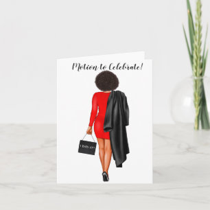Custom Chic Law School Afstuderen voor Vrouwen Kaart