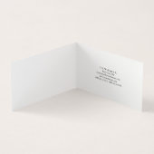 Custom Chic Professional Zwart & Wit Visitekaartje (Binnen)