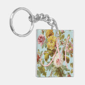 Custom Chic Stijlvolle  Rozen Bloemen Sleutelhanger (Voorkant Links)