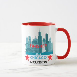 Custom Chicago 2024 Marathon Perfect voor Kerstmis Mok
