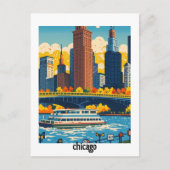 Custom Chicago Briefkaart (Voorkant)