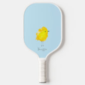 Custom Chick Chicken yellow stylish chic sweet Pickleball Paddle (Voorkant)