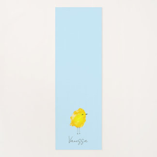 Custom Chick Chicken yellow stylish chic sweet Yogamat