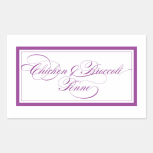 Custom_Chicken & Broccoli Penne Rechthoekige Sticker