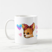 Custom Chihuahua Ma Cute Moederdag Hondenliefhebbe Koffiemok (Links)