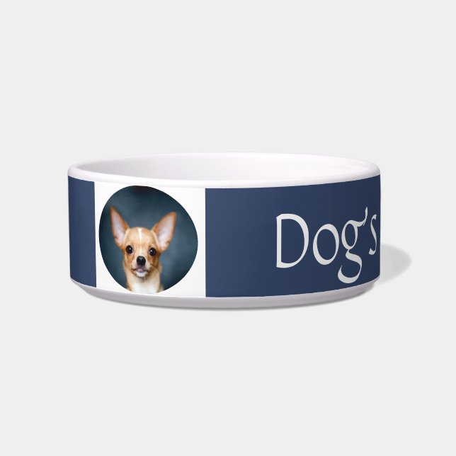 Custom Chihuahua Pet Dog Bowl Voerbakje (Links)