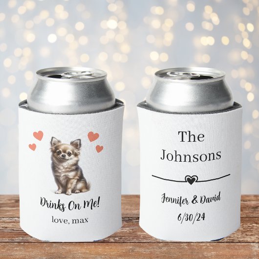 Custom Chihuahua Pet Wedding Koelbox Blikjeskoeler