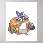 Custom Chipmunk Halloween Dierenkwekerij Poster (Voorkant)