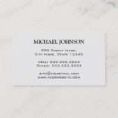 Custom Chopper | motorfiets | Motorreparatie Visitekaartje (Achterkant)