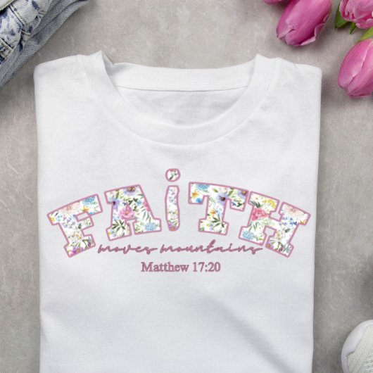 Custom Christelijk Faith Christmas T-shirt