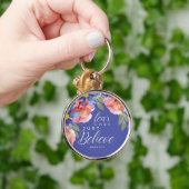 Custom Christian Fear No Just Believe Sleutelhanger (Hand)