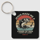 Custom Christian Fisher of Men Sleutelhanger (Voorkant)