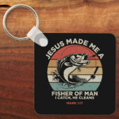 Custom Christian Fisher of Men Sleutelhanger (Voorkant)