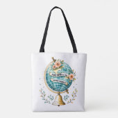 Custom Christian For God So Loved the World Tote Bag (Achterkant)