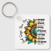 Custom Christian Forgiven Custom Bible Verse Sleutelhanger (Voorkant)