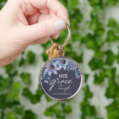 Custom Christian His Grace is Enough Sleutelhanger (Hand)