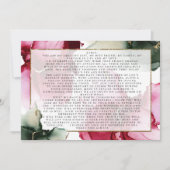 Custom Christine Vows Sage Roze Abstract (Voorkant)