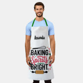 Custom Christmas Baking Spirits Bright Schort (Gedragen)