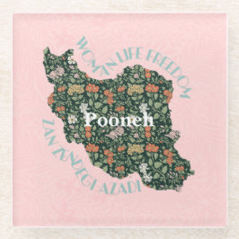 Custom Christmas Bulk Gifts voor Vrouwen Feministe Glazen Onderzetter