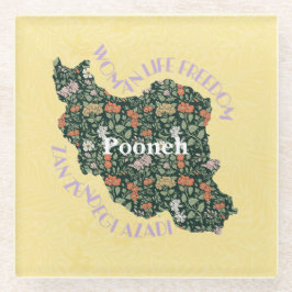 Custom Christmas Bulk Gifts voor Vrouwen Feministe Glazen Onderzetter