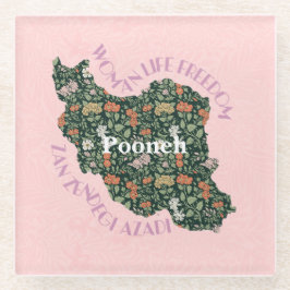 Custom Christmas Bulk Gifts voor Vrouwen Feministe Glazen Onderzetter