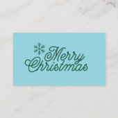 Custom Christmas Coupon Card Redeemable Gift  Informatiekaartje (Achterkant)