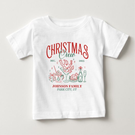 Custom Christmas Crew Matching Family Group (Voorkant)