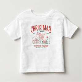 Custom Christmas Crew Matching Family Group Kinder Shirts