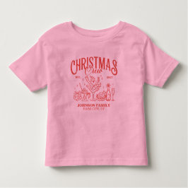 Custom Christmas Crew Matching Family Group Kinder Shirts