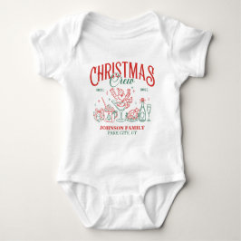 Custom Christmas Crew Matching Family Group Romper