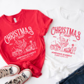 Custom Christmas Crew Matching Family Group T-shirt