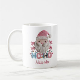 Custom Christmas Cute Santa “Ho Ho Ho” Holiday Koffiemok