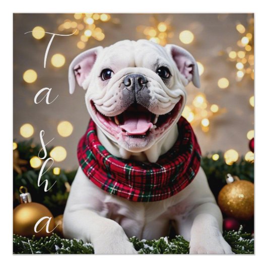 Custom Christmas Dog Making Memories Perfect Poster (Voorkant)
